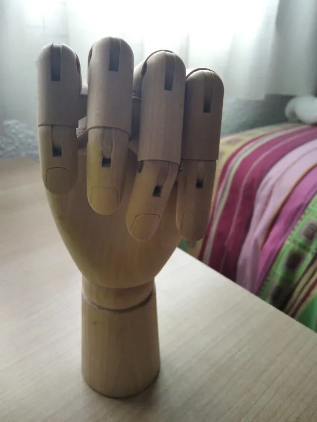 Mano Articolata in Legno