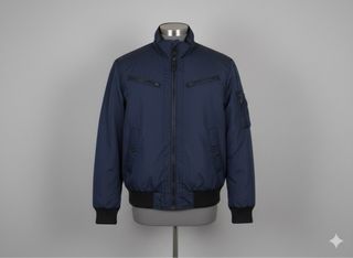 Giacca bomber uomo blu