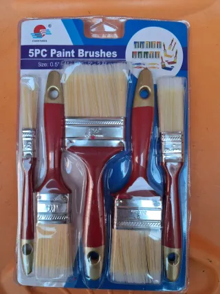 Set 5 Pennelli Vernice