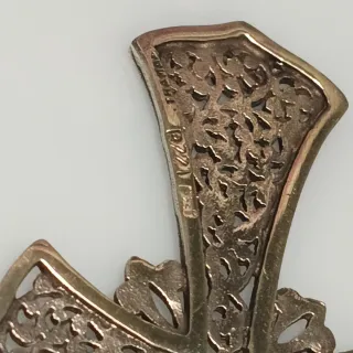 Cruz Plata 925 Filigrana