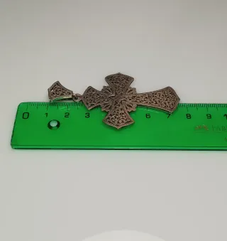 Cruz Plata 925 Filigrana