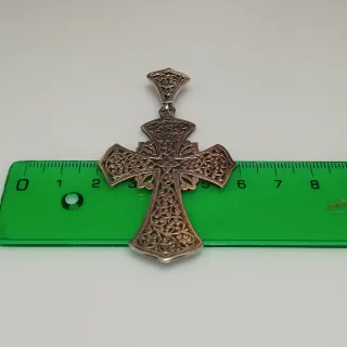 Cruz Plata 925 Filigrana