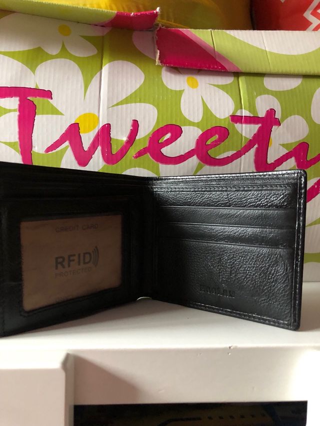 Cartera de hombre Boolam negra