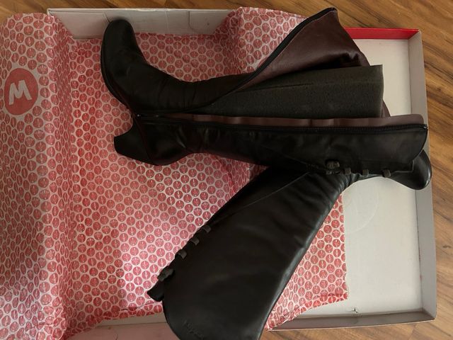 Botas de cuero mujer