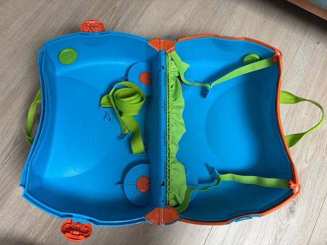 Maleta infantil Trunki azul y verde