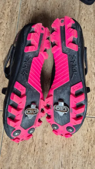 Zapatillas Ciclismo SPIUK ROCCA Negras/Rosa