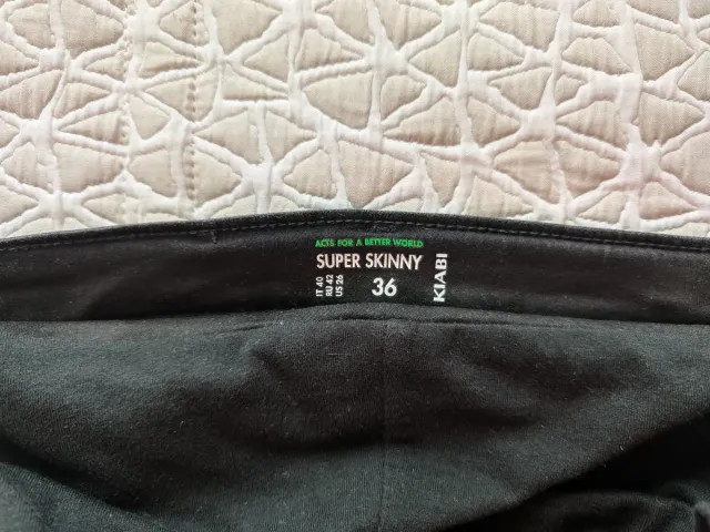 Pantalones premamá negros