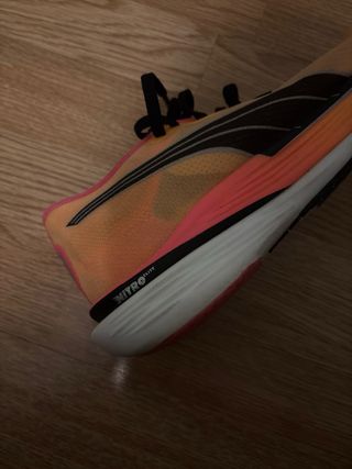 Zapatillas Puma Running Naranja y Rosa