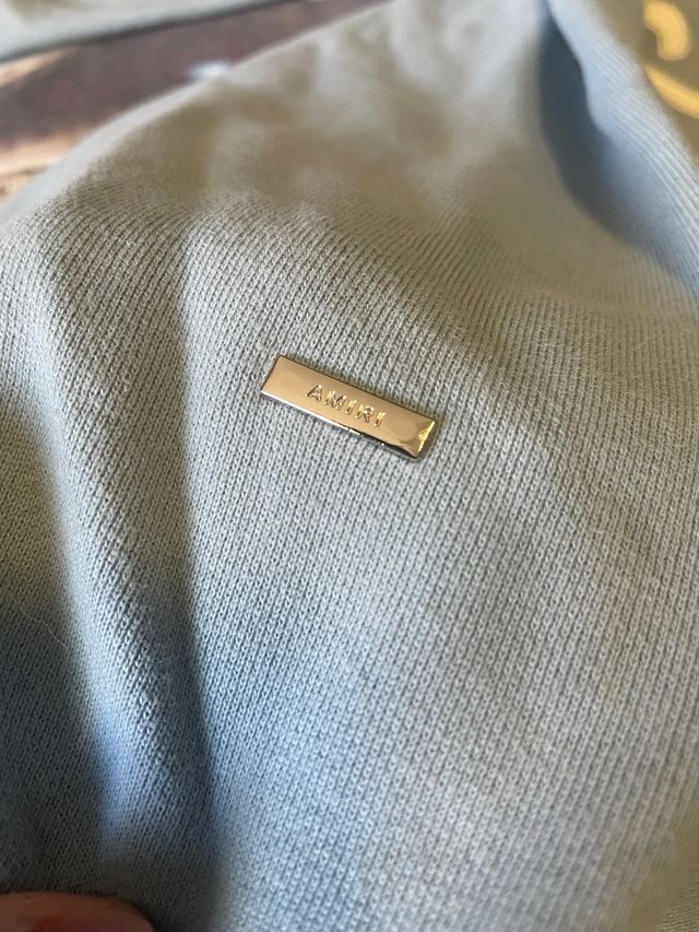 Sudadera Amiri Azul con Capucha