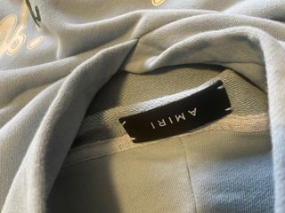 Sudadera Amiri Azul con Capucha