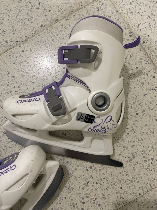 Patines Hielo Niña Oxelo Talla 28-30