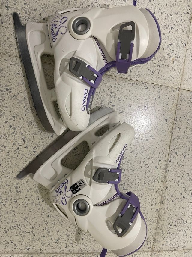 Patines Hielo Niña Oxelo Talla 28-30