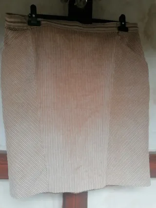 Falda pana Adolfo Domínguez Talla 54 Beige