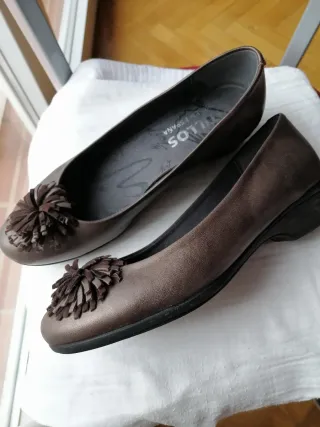 Zapatos de piel marrones PITILLOS