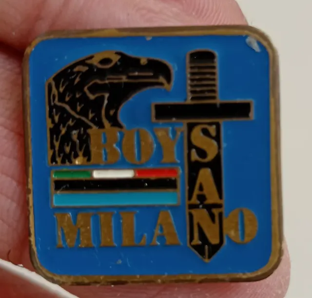 Spilla Boys Milano Aquila Spada Tricolore