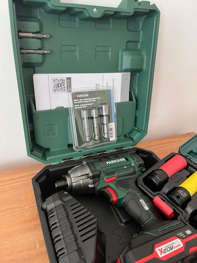 Aparafusadora de impacto recarregável 20V