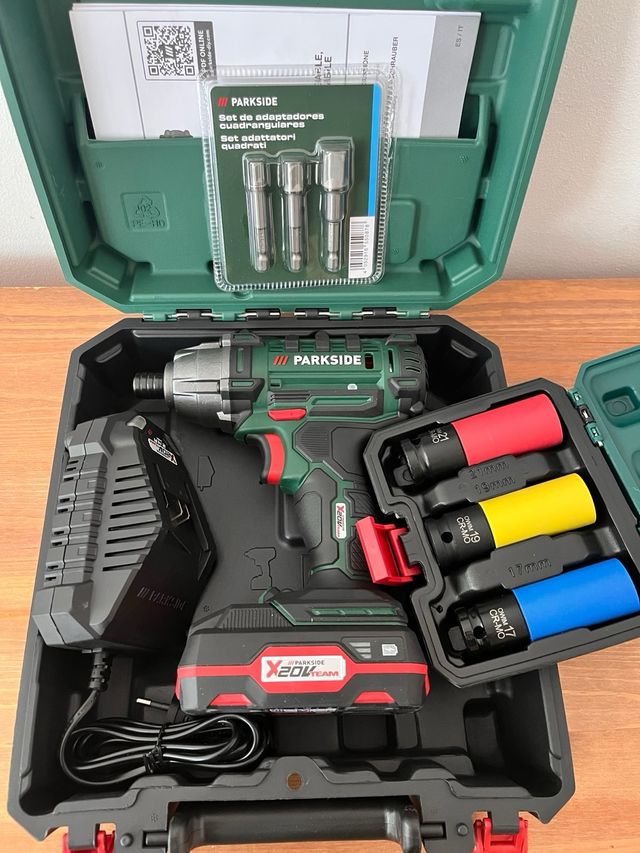 Aparafusadora de impacto recarregável 20V