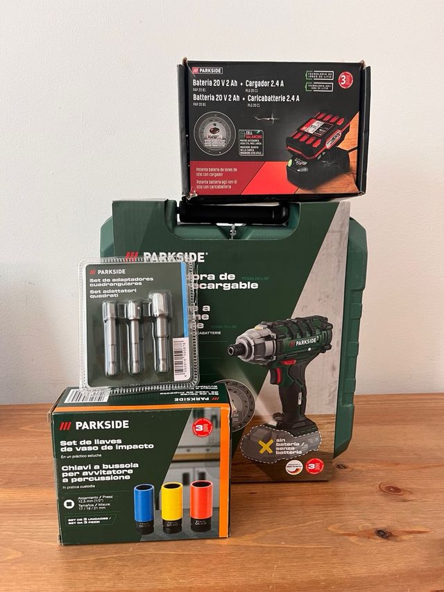 Aparafusadora de impacto recarregável 20V