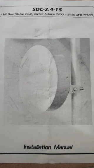 Antena WIFI Exterior 2400-2485 MHz