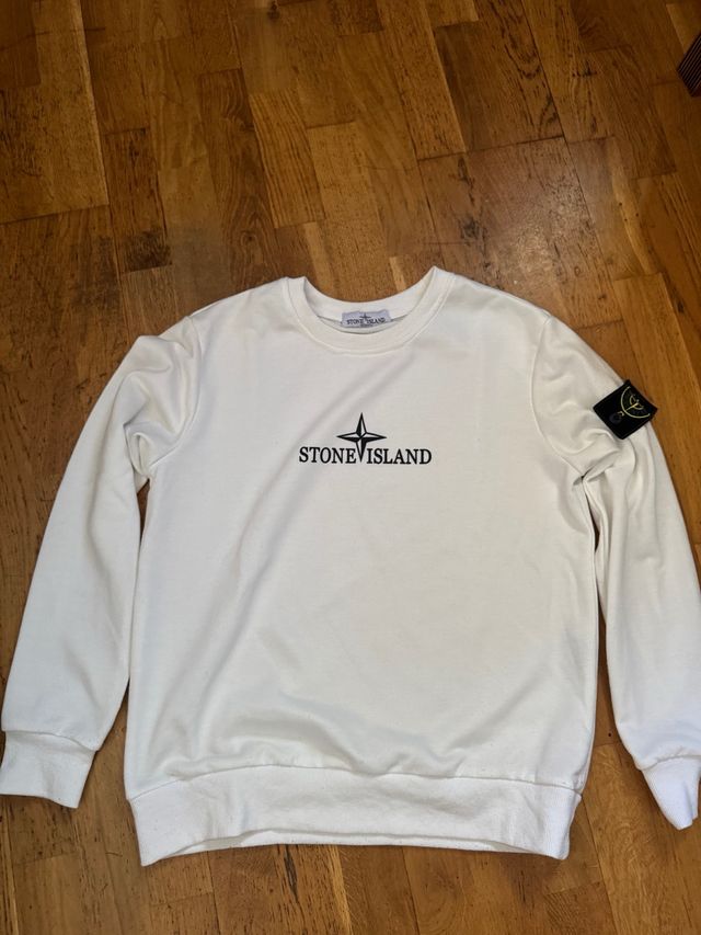 Sudadera Stone Island Blanca