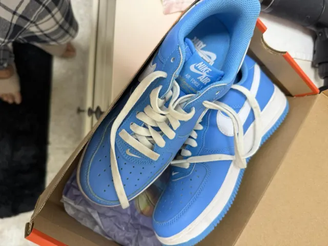 Zapatillas Nike Air Force 1 Azul y Blanco