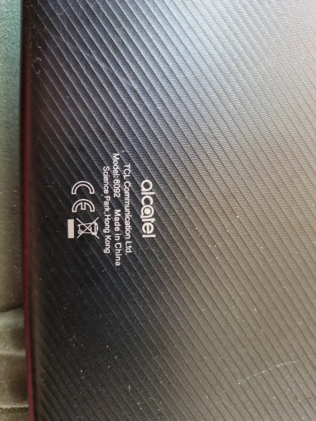 Tablet Alcatel 8092 Negra