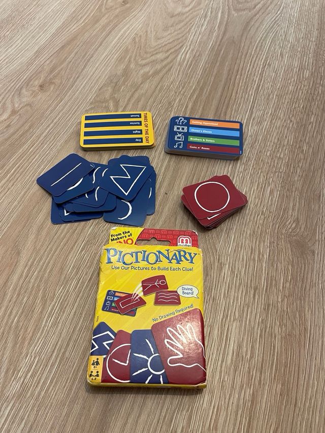 Cartas Pictionary Mattel