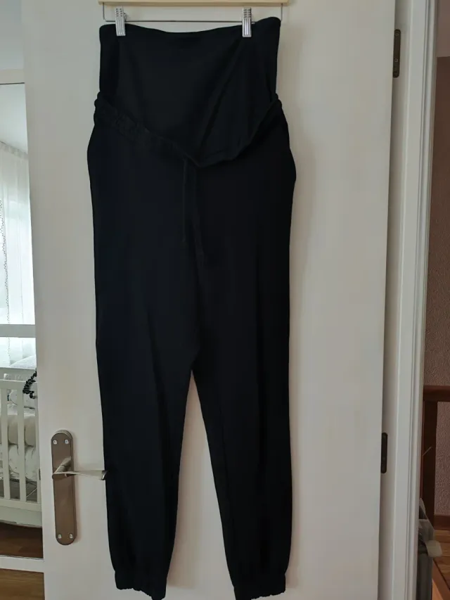 Pantalones premamá negros deporte