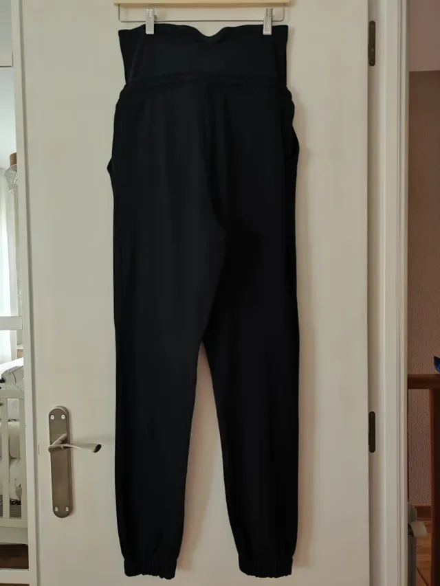 Pantalones premamá negros deporte