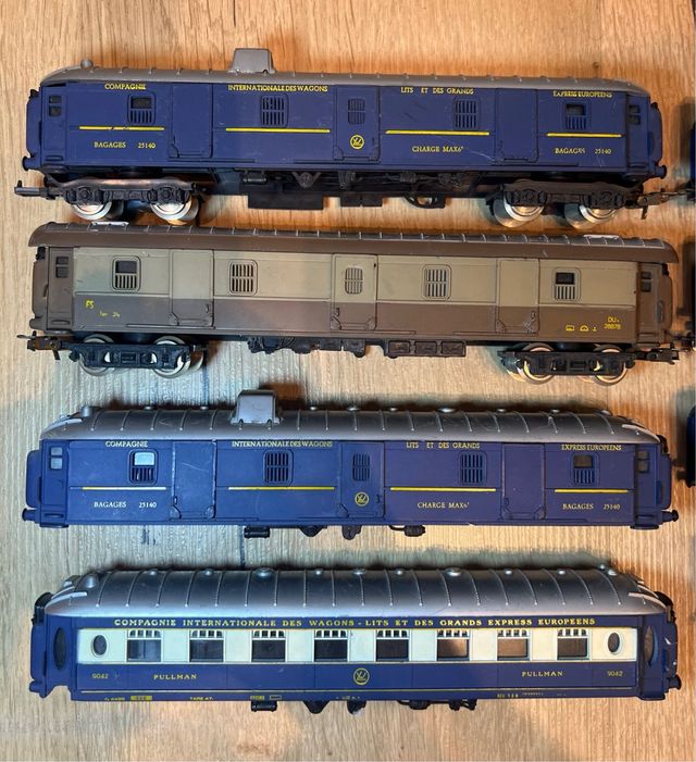 Lote Vagones y Vías Lima H0 Años 60