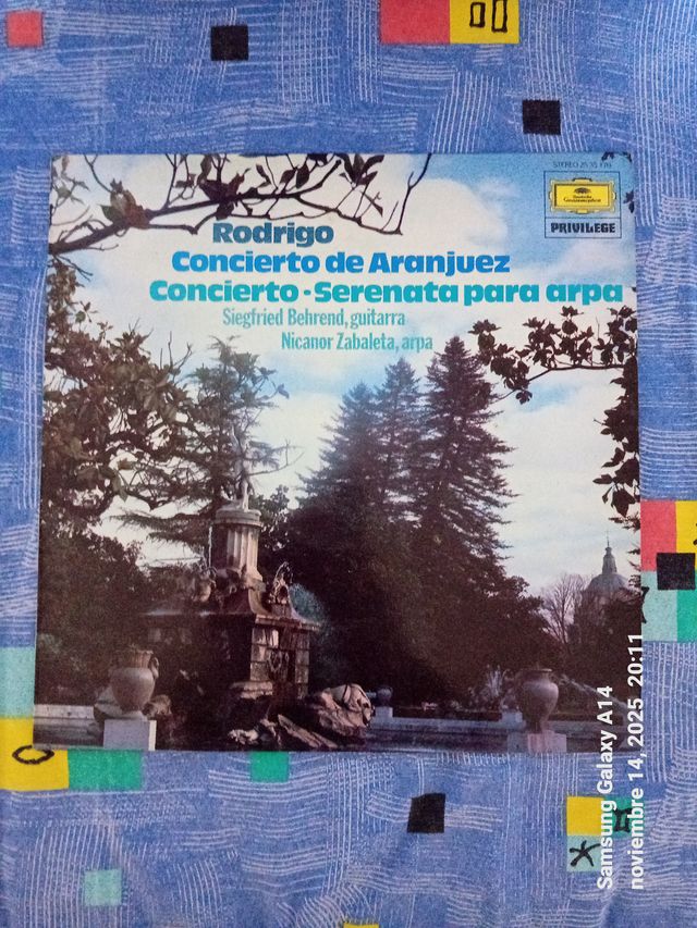 Vinilo Rodrigo Concierto de Aranjuez