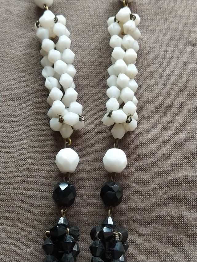 Collar antiguo de cristal tallado