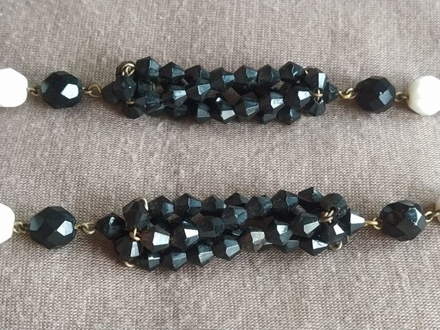 Collar antiguo de cristal tallado