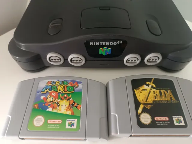 Nintendo 64. Zelda y Mario. Buen estado.