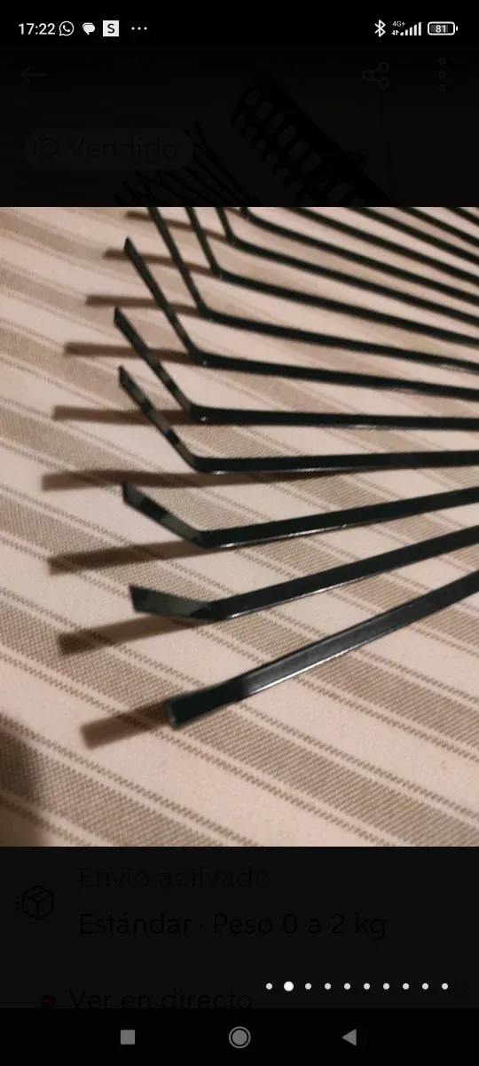 2 rastrillos nuevos metálicos