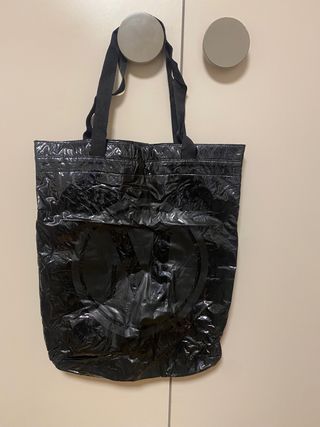 Bolso charol negro Mango nuevo