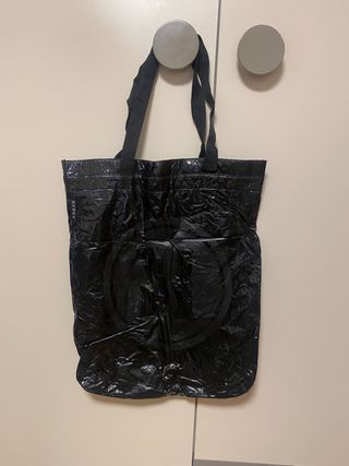 Bolso charol negro Mango nuevo