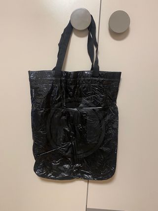 Bolso charol negro Mango nuevo