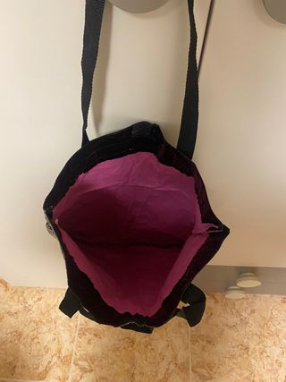 Bolso charol negro Mango nuevo