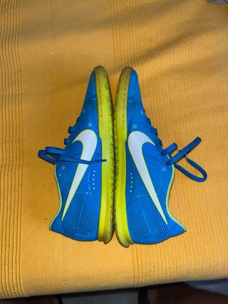 Nike Mercurial X Talla 39-40 Azul/Amarillo