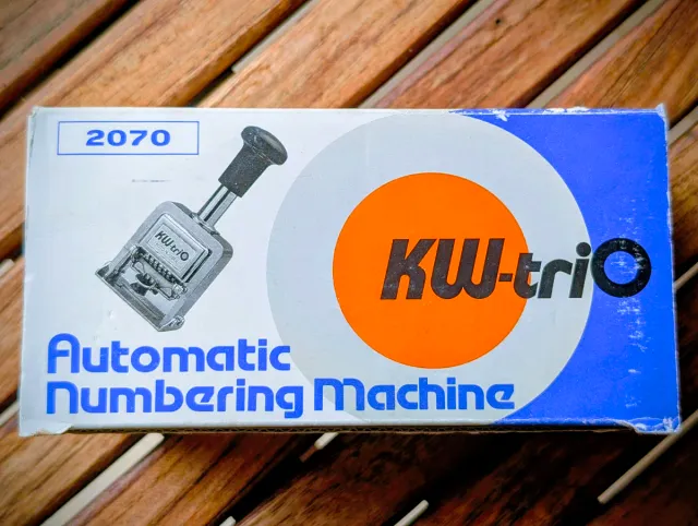 Sello numerador automático KW-trio 20700