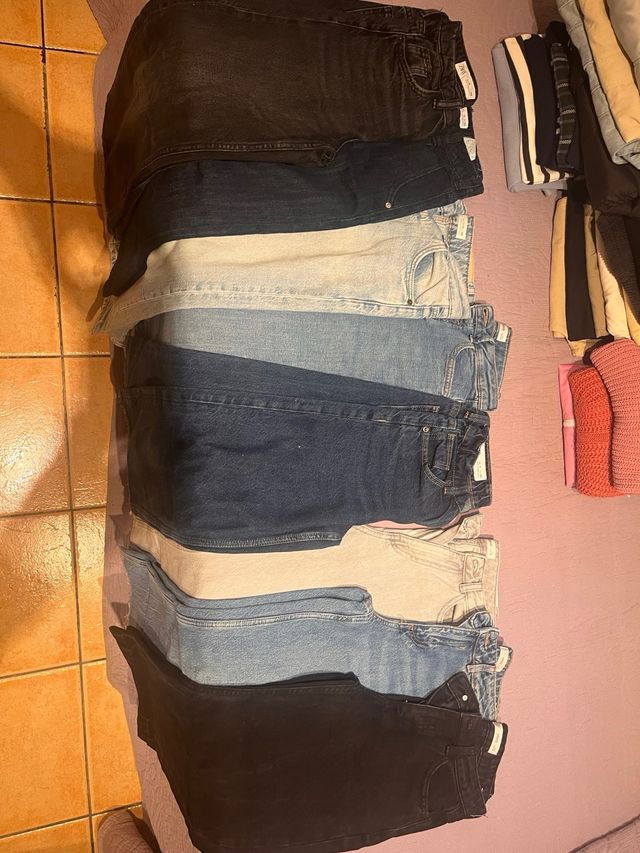 Lote pantalones niña 8/9 años 130/140 cm