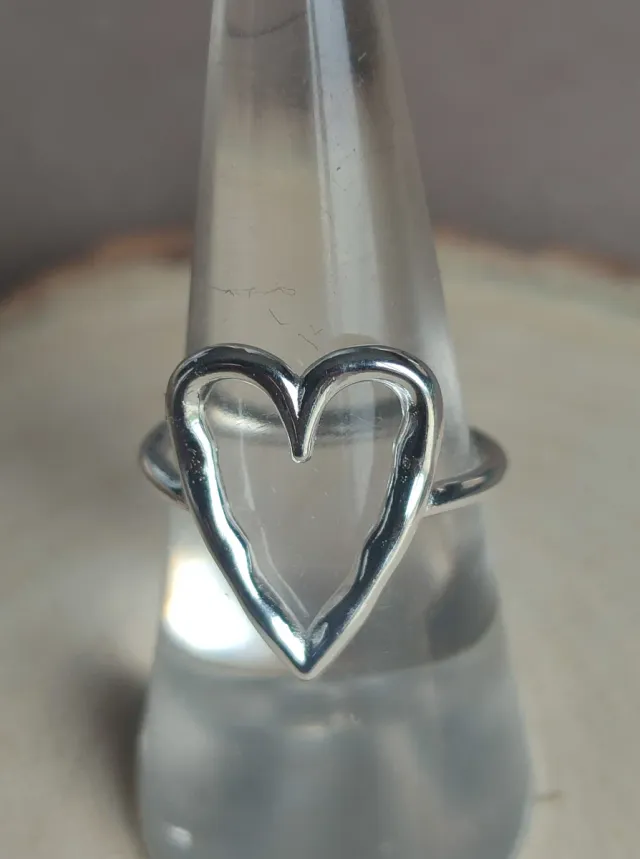 Anillo Corazón Plata