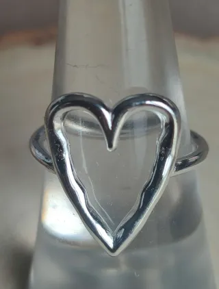 Anillo Corazón Plata