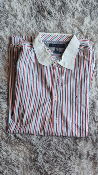 Camicia Tommy Hilfiger a righe Custom Fit