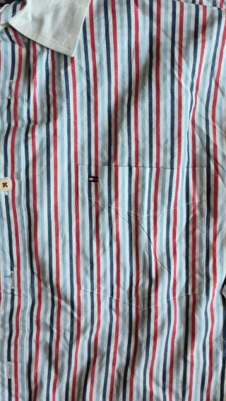 Camicia Tommy Hilfiger a righe Custom Fit