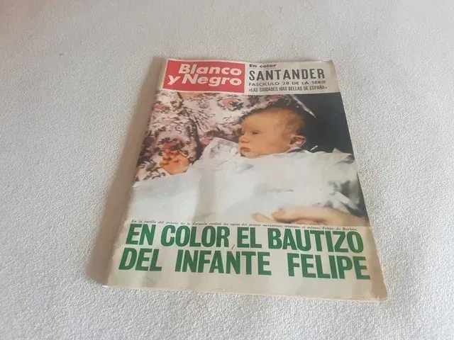 Revista Blanco y Negro Bautizo Infante Felipe