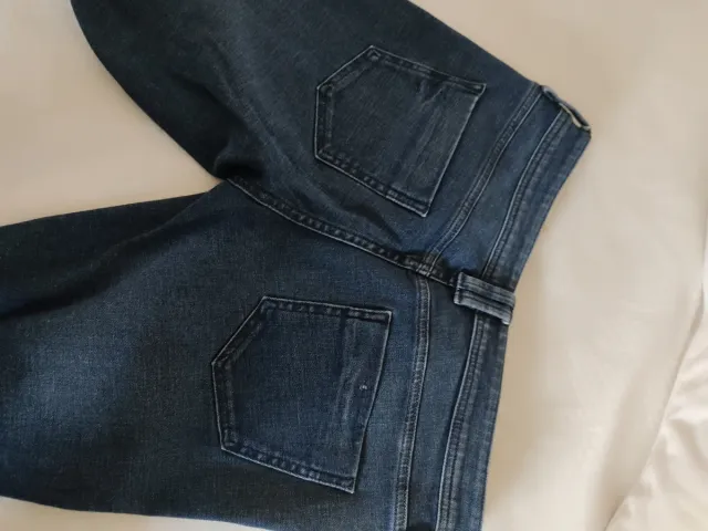 Pantalón vaquero pitillo Massimo Dutti azul