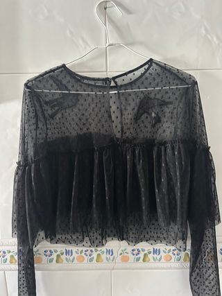 Blusa Bershka pájaros M
