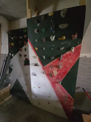 Rocódromo de entrenamiento escalada